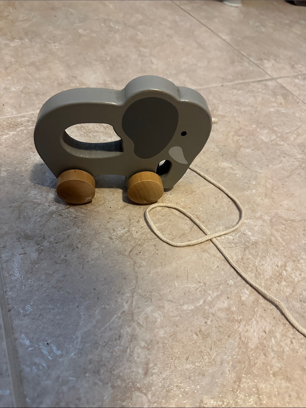 Hape Wooden Pull-Along Elephant Toy